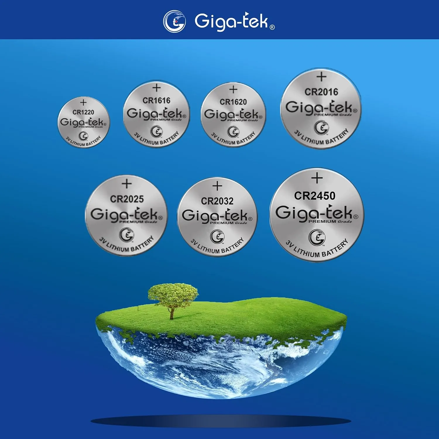 Gigatek Cmos Battery 3V CR2016 view 5